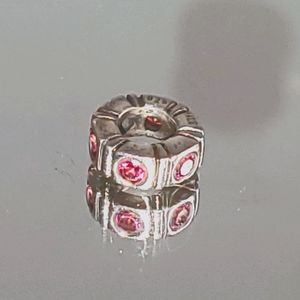 Authentic pandora pink crystal spacer